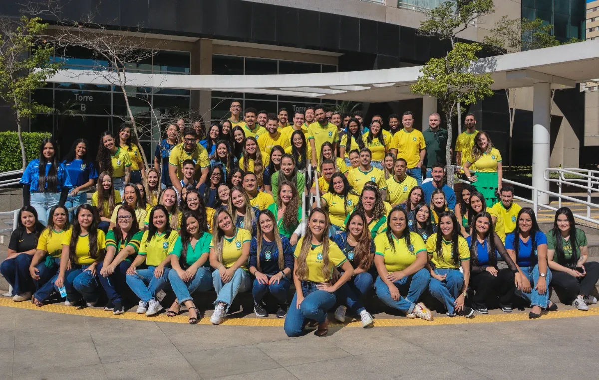 Recepção da sede do Grupo D.Andrade, em São Paulo
